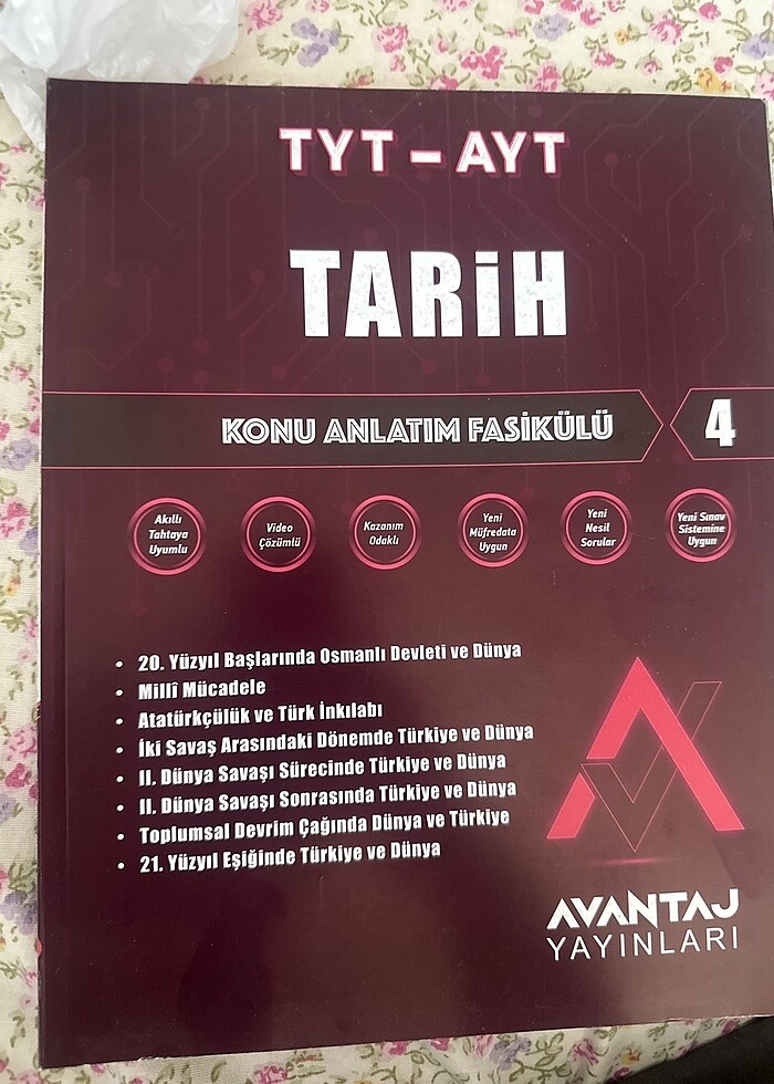 Tyt Ayt KPSS için tarih konu seti avantaj yayınları - Görsel 5