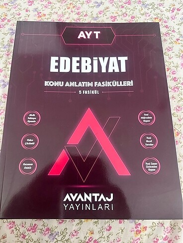 Ayt Edebiyat Konu Fasikülleri 5 cilt Avantaj yayınları