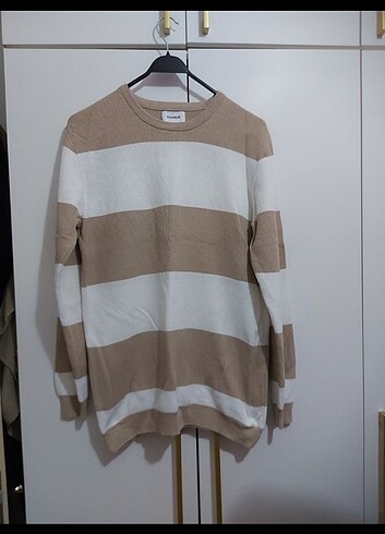 m Beden camel Renk Pull and bear erkek kazak 