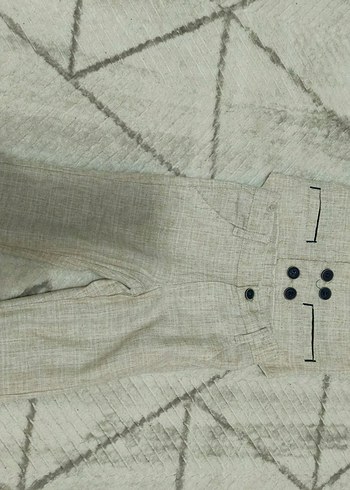 Bej Düğmeli Çocuk Takım Elbise - Görsel 8