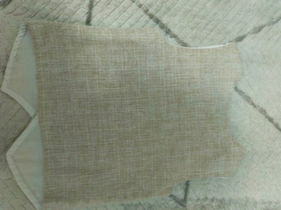 Bej Düğmeli Çocuk Takım Elbise - Görsel 4