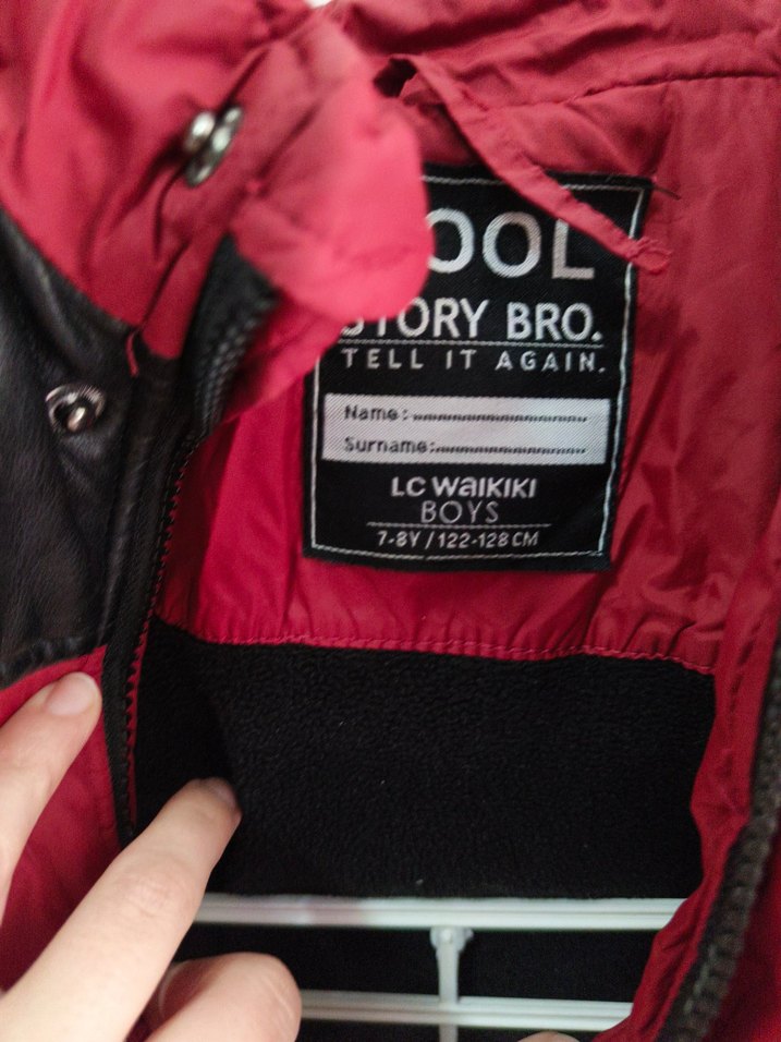 Kürk Detaylı bordo çocuk Mont - Görsel 4