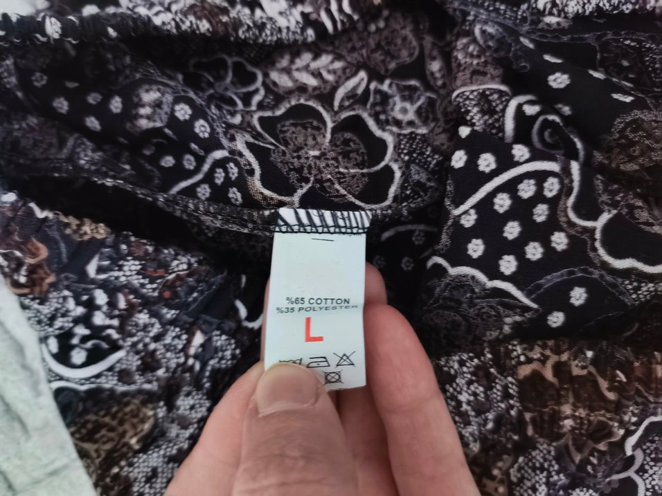 Bohem Tarz Desenli Rahat Kadın Kumaş Pantolon - Görsel 3