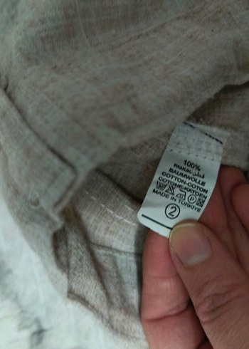 Bej Çocuk Takım Elbise Düğmeli Bohem Tarz - Görsel 5