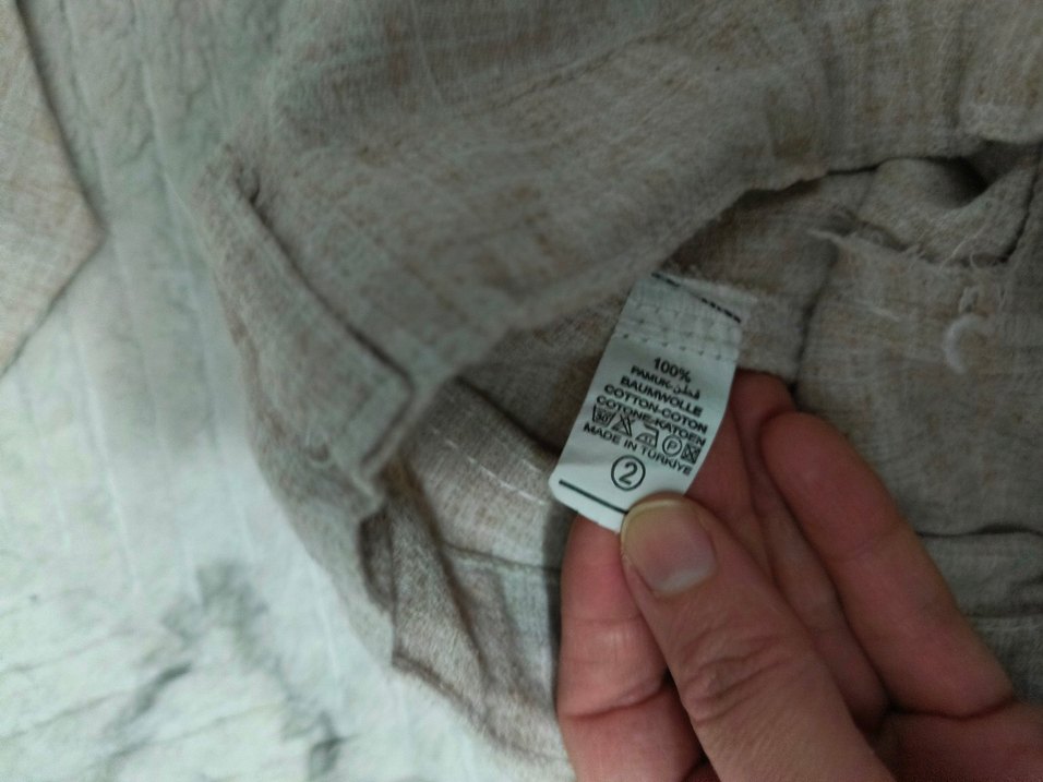 Bej Çocuk Takım Elbise Düğmeli Bohem Tarz - Görsel 5