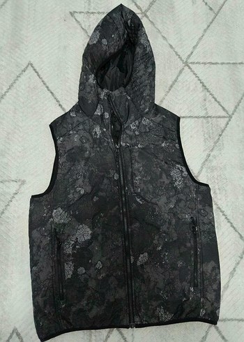 Kadın Kamuflaj Desenli Kapüşonlu Yelek - Görsel 6