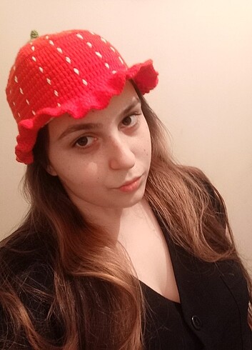 Diğer Çilek Bucket Şapka