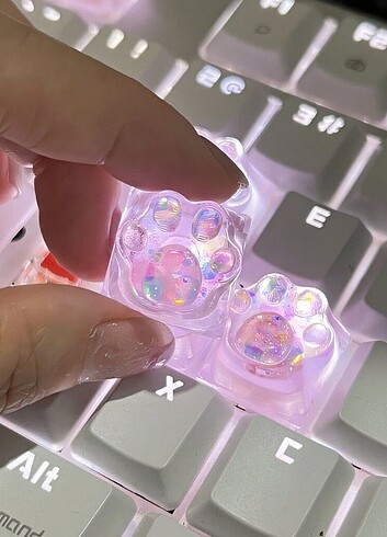 Hello Kitty Paw Keycaps Klavye Tuşu 