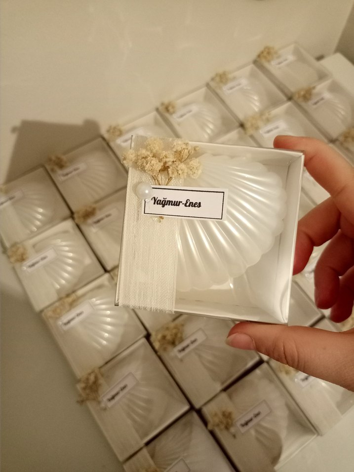 Kutulu İstiridye Mum - Görsel 3