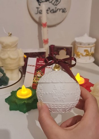 Beyaz Yılbaşı Kar tanesi kutu - Görsel 5