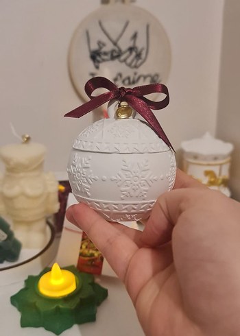 Beyaz Yılbaşı Kar tanesi kutu - Görsel 4