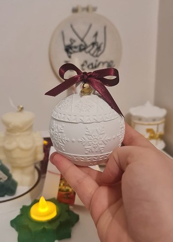 Beyaz Yılbaşı Kar tanesi kutu - Görsel 3