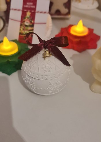 Beyaz Yılbaşı Kar tanesi kutu - Görsel 6