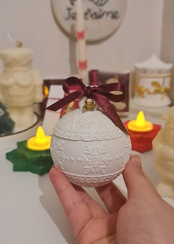 Beyaz Yılbaşı Kar tanesi kutu - Görsel 8