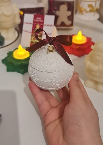 Beyaz Yılbaşı Kar tanesi kutu - Görsel 7