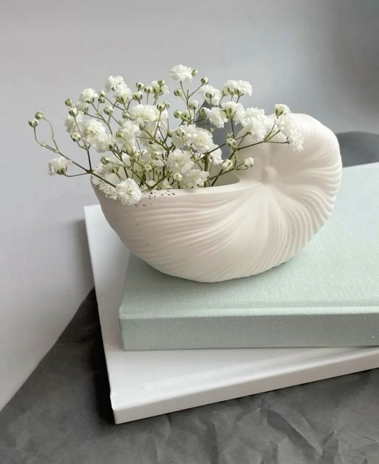 Pinterest Deniz Kabuğu Vazo Mumluk - Görsel 2