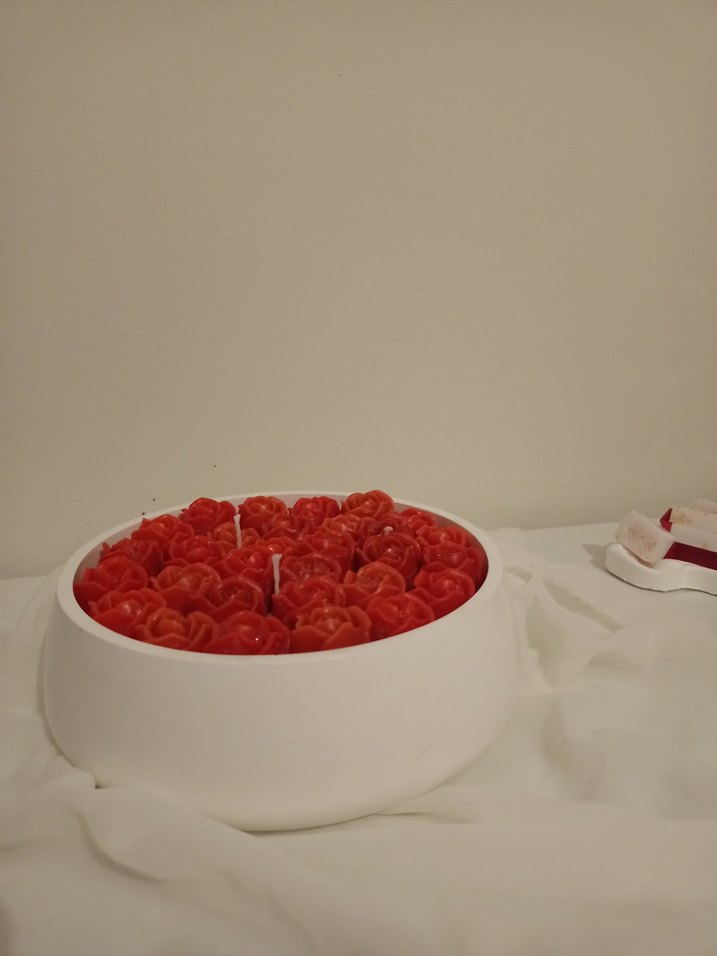 Gül Kasesi Mum - Görsel 2