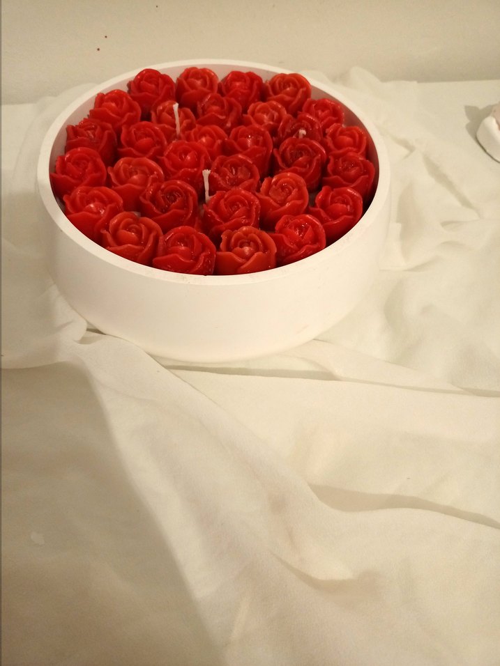 Gül Kasesi Mum - Görsel 4