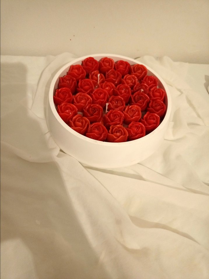 Gül Kasesi Mum - Görsel 3