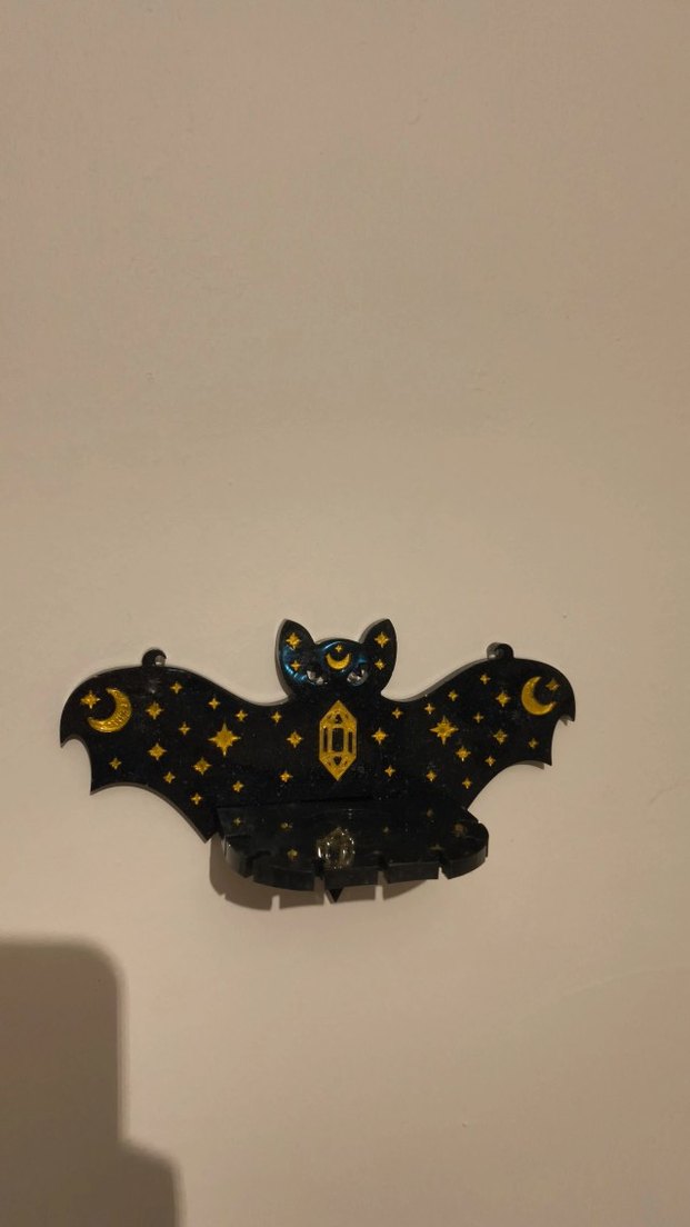 Epoksi Yarasa Tealight Mumluk - Görsel 5