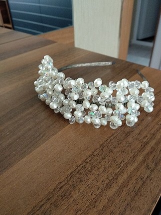 taşlı gelin tacı