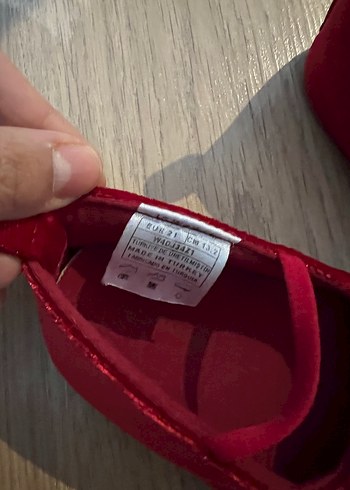 LC Waikiki Fırfırlı Kız Çocuk Kırmızı Babet