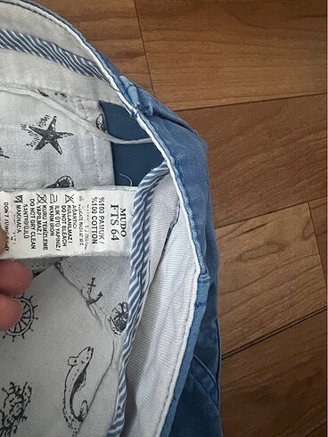32 Beden mavi Renk Kumaş erkek şort