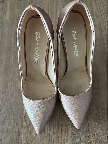 36 Beden ten rengi Renk Stiletto pembe altın