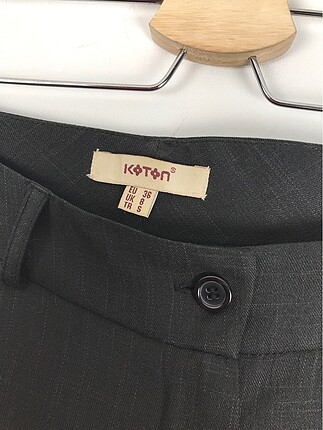 36 Beden siyah Renk Kumaş Pantolon