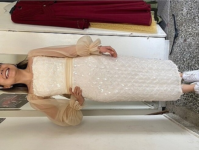 36 Beden Nişan elbisesi