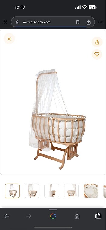 HelloBaby Tahta beşik