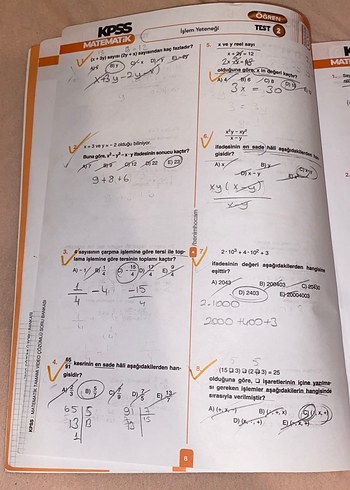 Beden 2024 KPSS Matematik Video Çözümlü Soru Bankası