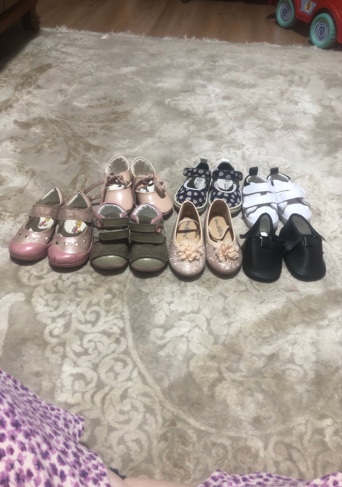 Pembe Tokalı İlk Adım Kız Çocuk Ayakkabısı - Görsel 2