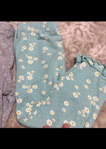 Gri Örgü Kız Tayt - Görsel 2