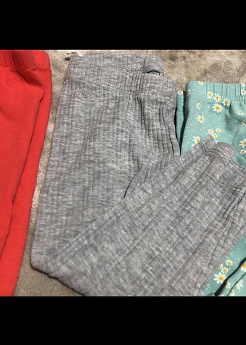 Gri Örgü Kız Tayt - Görsel 3