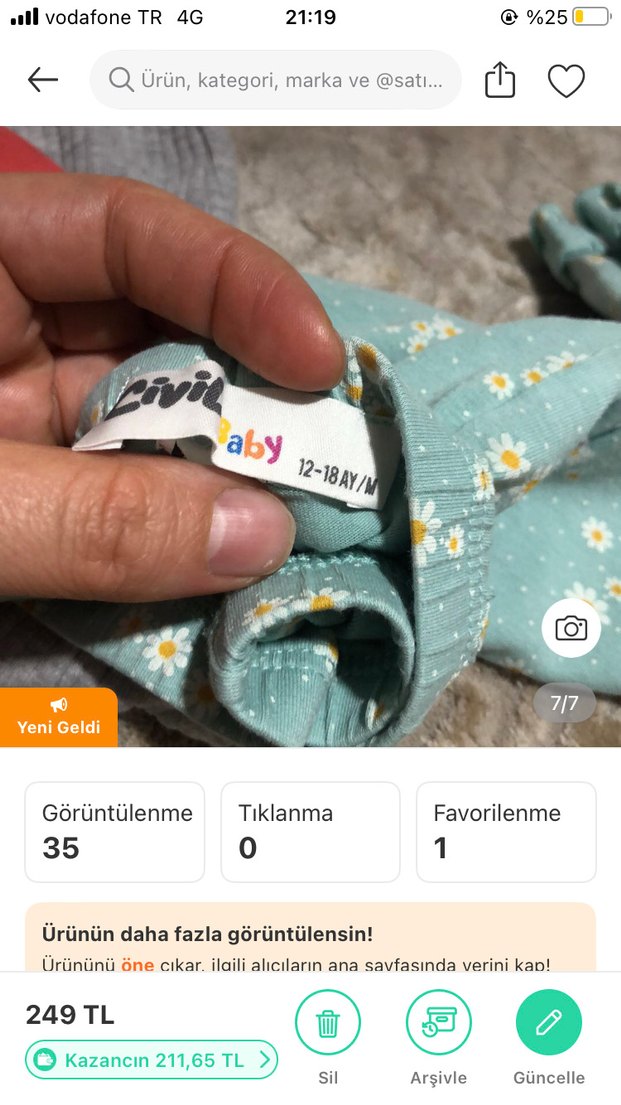 Gri Örgü Kız Tayt - Görsel 5