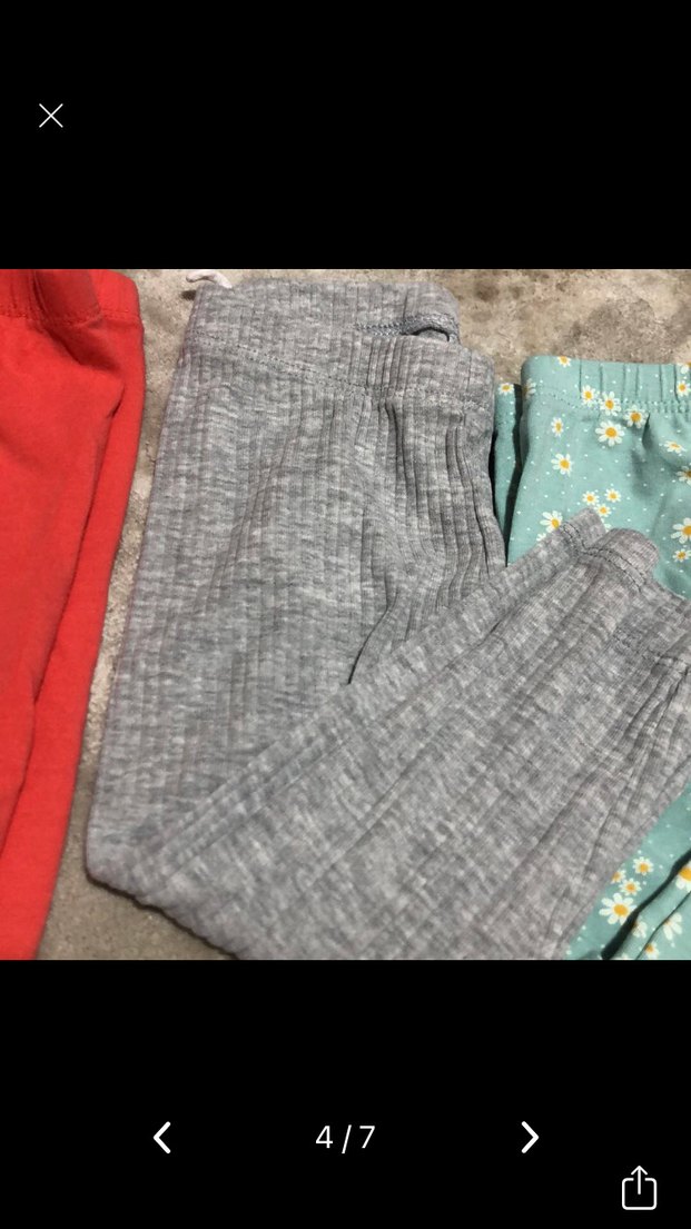 Gri Örgü Kız Tayt - Görsel 3