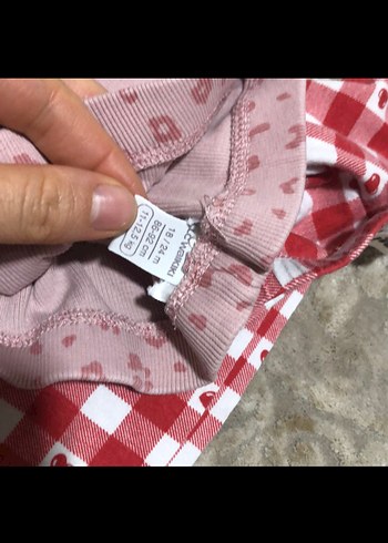 Kız Çocuk Çok Renkli Desenli Tayt Seti - Görsel 4