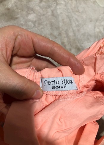 Pembe Bebek Kız Tulum Fırfırlı - Görsel 5