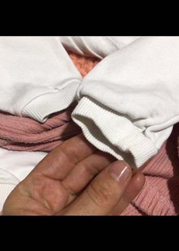 Bebek Kız Uzun Kollu Örgü Takım - Görsel 3