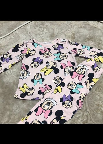 Bebek Kız Baskılı Uzun Kollu Tulum Seti - Görsel 2