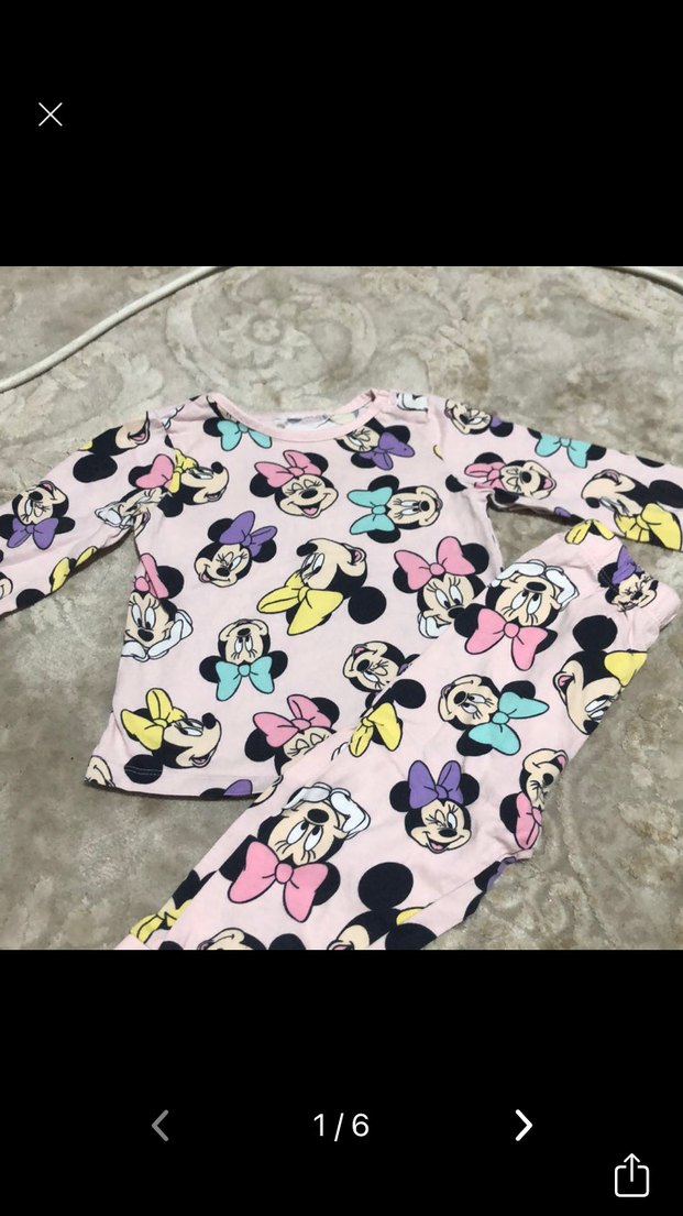 Bebek Kız Baskılı Uzun Kollu Tulum Seti - Görsel 3