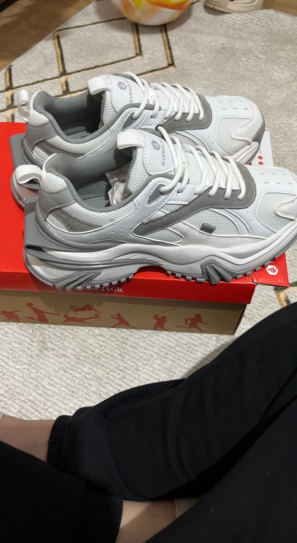 Hammer Jack Gri Beyaz Bağcıklı Spor Ayakkabı - Görsel 4