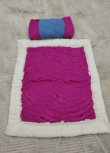 Oyuncak bebek yorgan yastık takımı