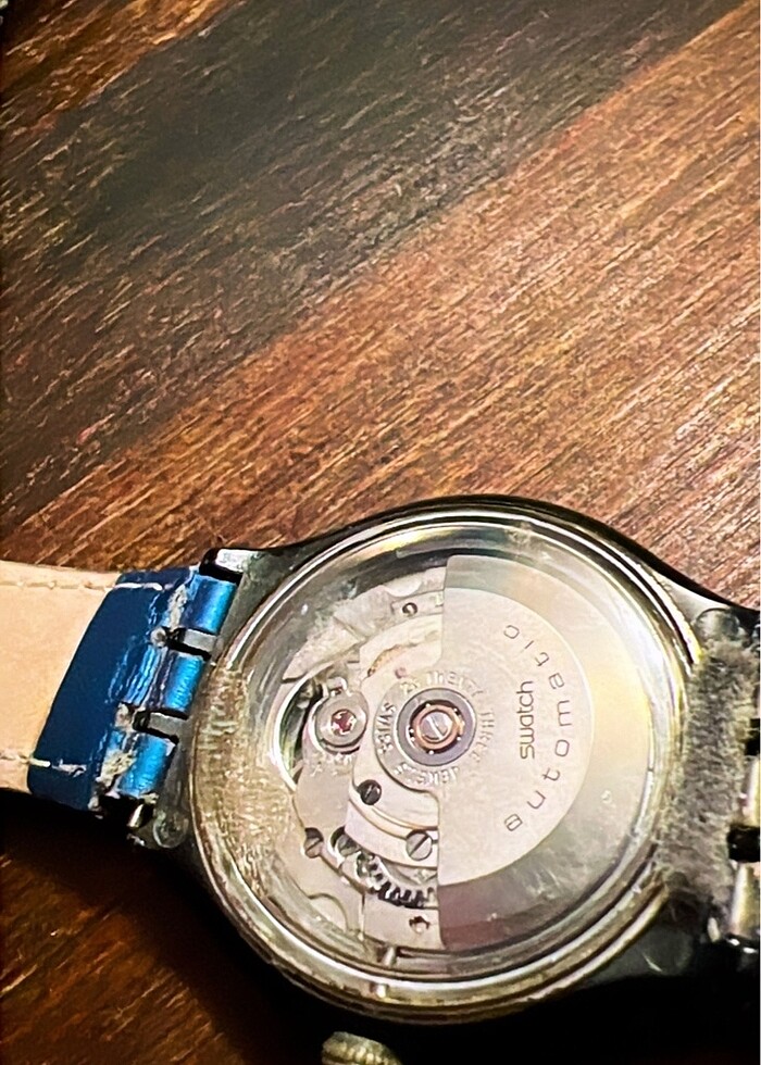 Koleksiyonluk Swatch 1992 otomatik çalışıyor - Görsel 3