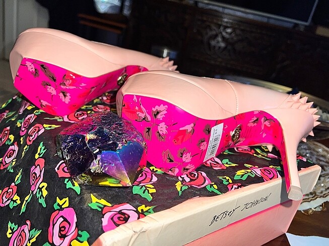 39 Beden Betsey Johnson Tasarım Topuklu Ayakkabı