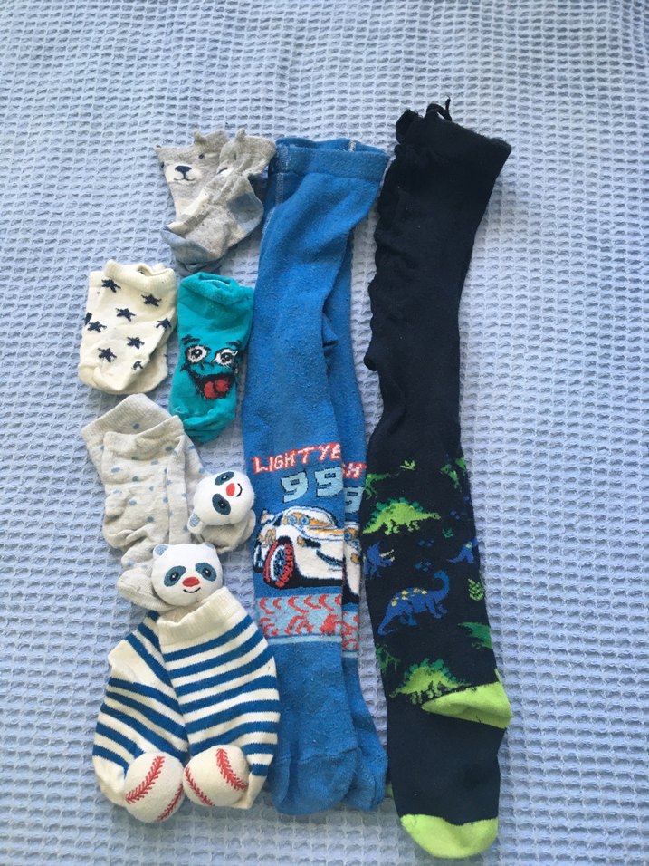 Erkek Çocuk Renkli Çorap Seti Lightye - Görsel 3