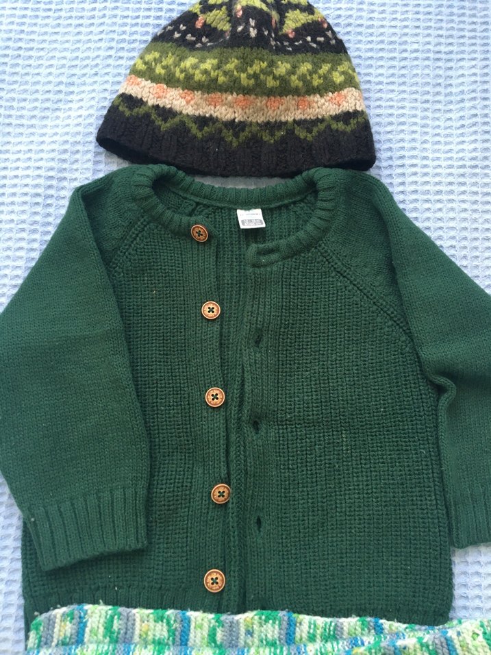 Erkek Çocuk Örgü Bohem Hırka - Görsel 3