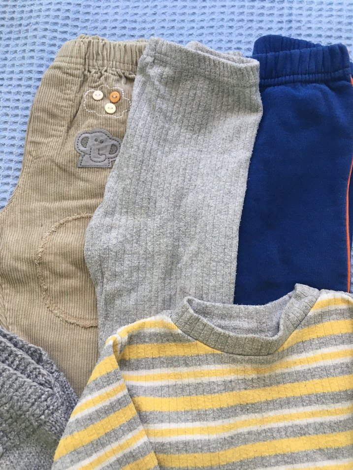 Gri Triko Bebek Erkek Kıyafet Seti - Görsel 3