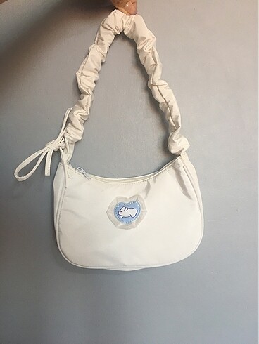 Lolita Bunny Beyaz Baget Çanta